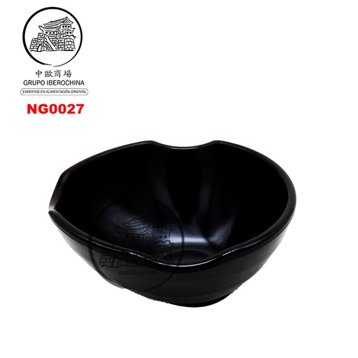 [NG0027] CUENCO PARA SOPA *027* 塑黑色流线小汤碗 /192
