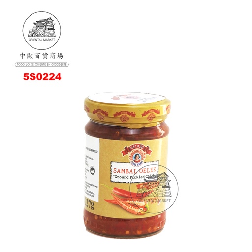 [502560/5S0224] SALSA PICANTE SAMBAL *SUREE* 素丽叁巴辣椒酱 227g/24