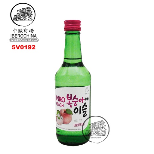 [5V0192] SOJU MELOCOTON (13%) *JINRO* 韩国桃子味烧酒 350ml/20