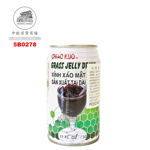 [5B0278] BEBIDA GELATINA *CHIAO KUO* 巧口仙草蜜 320g/24