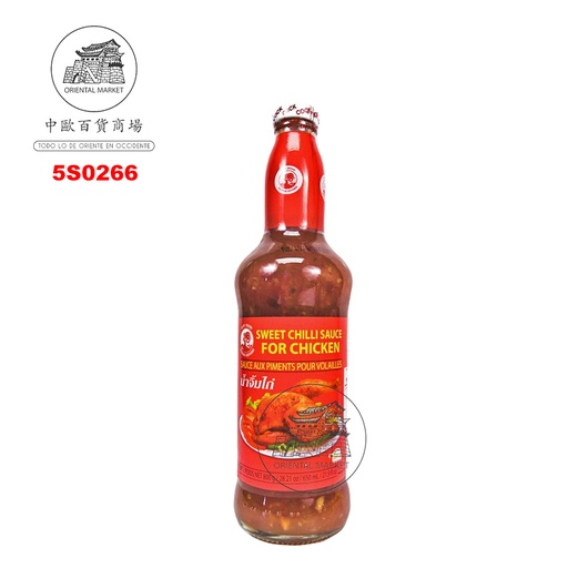 [502485/5S0266] SALSA CHILI DULCE *COCK* 鸡标甜辣鸡汁 800g/12
