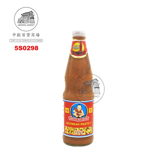[5S0298] SALSA SOJA AMARILLA *HEALTHY BOY* 仁和园豆酱 800g/12