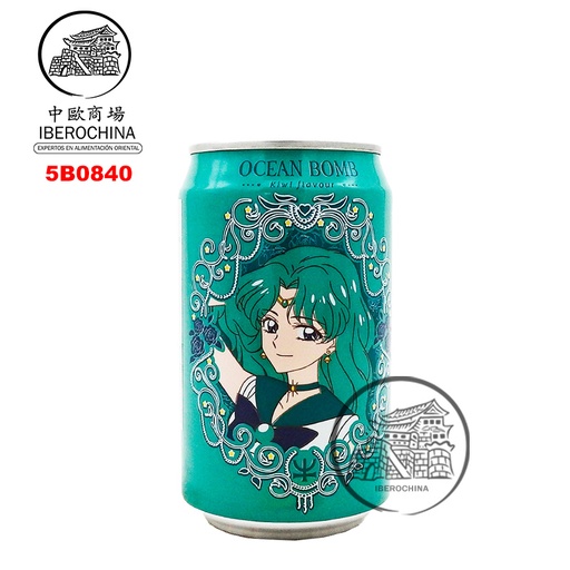 [501731/5B0840] BEBIDA KIWI *OCEAN BOMB* 奇异果风味汽泡水 330ml/24