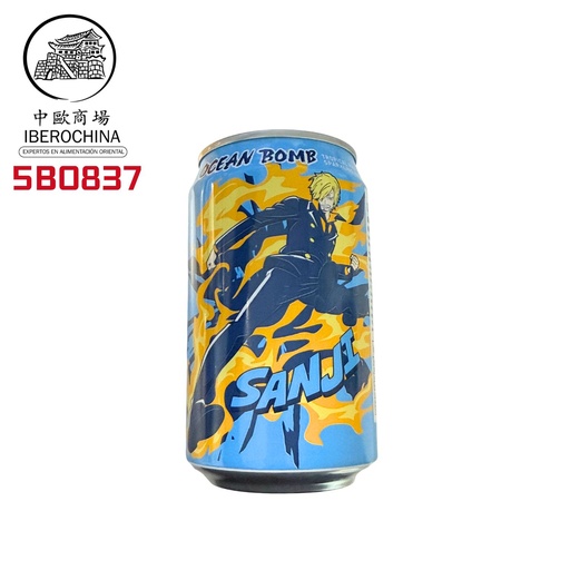 [5B0837] BEBIDA TROPICAL (SANJI) *OCEAN BOMB* 热帶水果风味汽泡水 330ml/24