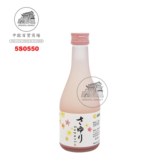 [5S0550] SAKE (12,5%) JUNMAI NIGORI *SAYURI* 日本白鹤纯米清酒 300ml/12