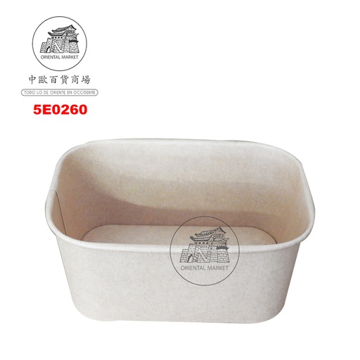 [5E0260] ENVASE RECTANGULAR ENSALADA 沙拉外卖盒 1000ml/300u/1