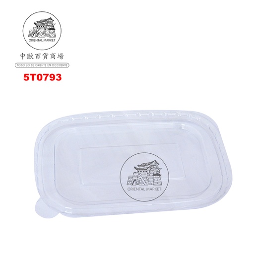 [5T0793] TAPA ENVASE RECTANGULAR ENSALADA 沙拉外卖盒盖子 300u/1