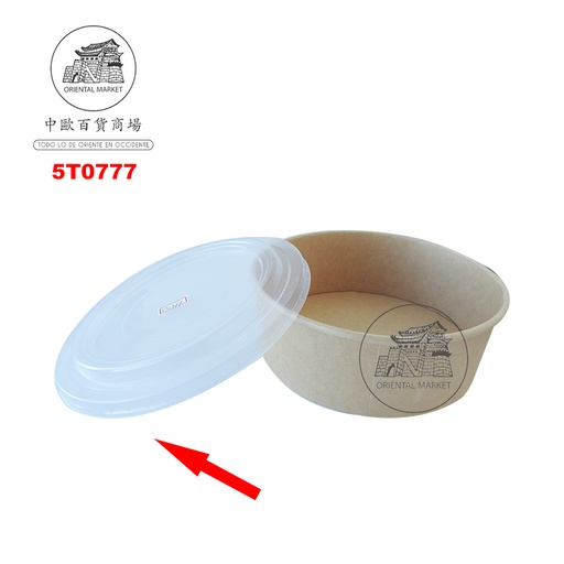 [900200/5T0777] TAPAS ENVASE PAPEL  外卖紙盒盖子 (1100/1300ML)/300u/1