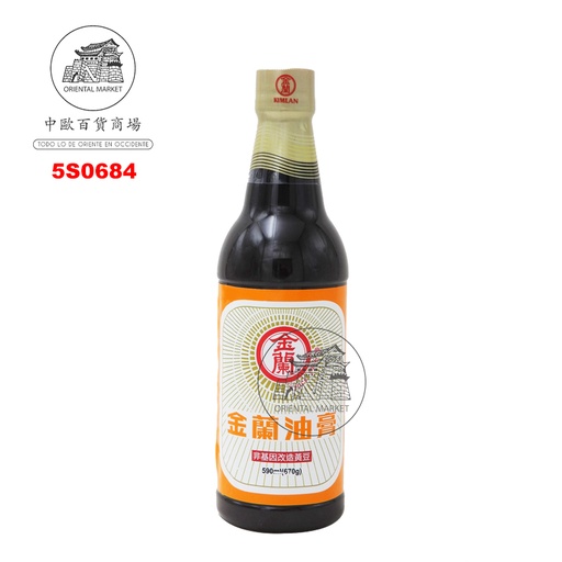 [502331/5S0684] PASTA DE SOJA *KIMLAN* 金兰酱油膏 590ml/12