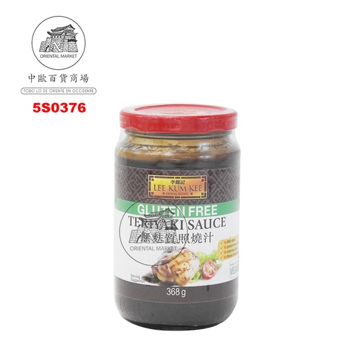 [5S0376] SALSA TERIYAKI SIN GLUTEN *LKK* 李锦記无麸质照烧汁 368g/12