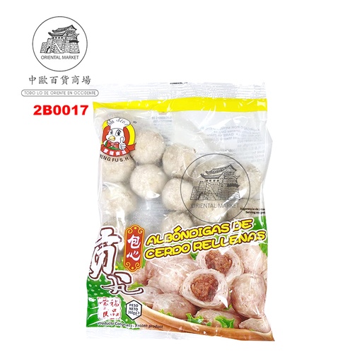 [2B0017] ALBONDIGA VACUNO CONGELADA *MENGFU* 蒙福冻牛肉丸 360g/16