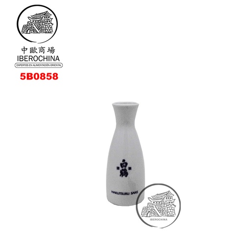 [700017] BOTELLA DE PORCELANA *HAKUTSURU* 白鹤陶瓷清酒瓶 50u