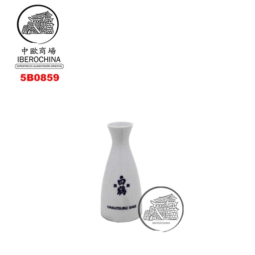 [700016] BOTELLA DE PORCELANA *HAKUTSURU* 白鹤陶瓷小清酒瓶 100u