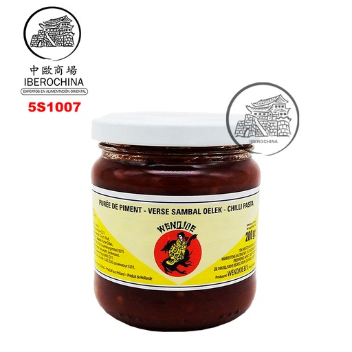 [500988/5S1007] SALSA PICANTE SAMBAL 特选瓶装辣椒酱 200g/12