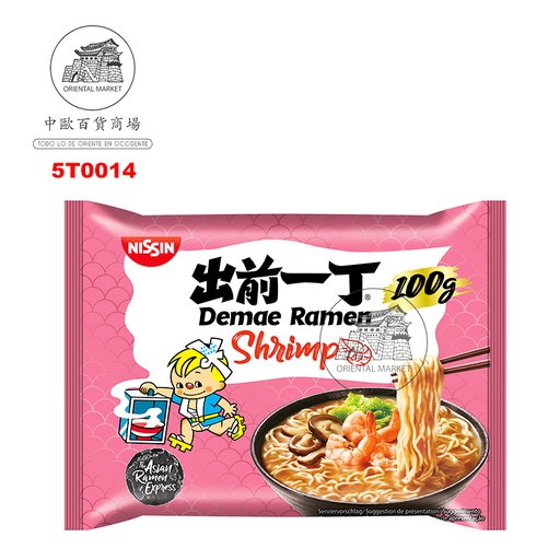 [501101/5T0014] RAMEN GAMBA *NISSIN* 鲜虾面 100g/30