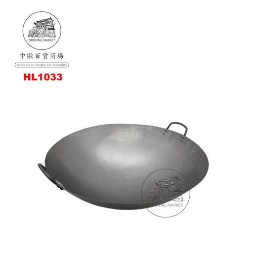 [HL1033] SARTÉN CON 2 ASAS 手打特厚锅 (1.6厚) (66cm) (尺2)
