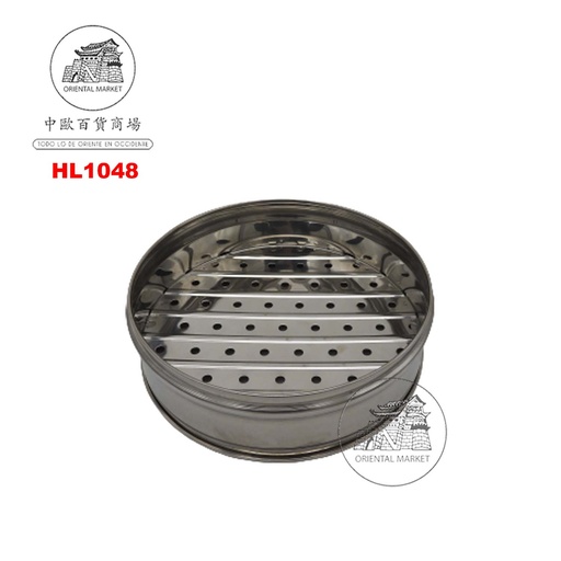 [HL1048] VAPORERA ACERO INOXIDABLE(25cm) 手制不锈钢冲孔蒸笼身