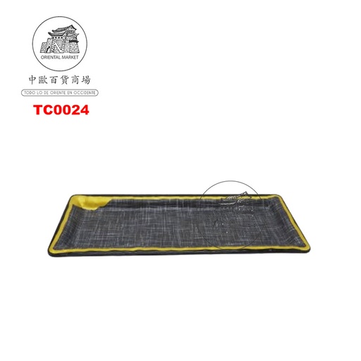 [TC0024] BANDEJA RECTANGULO MELAMINA 石纹长形盘