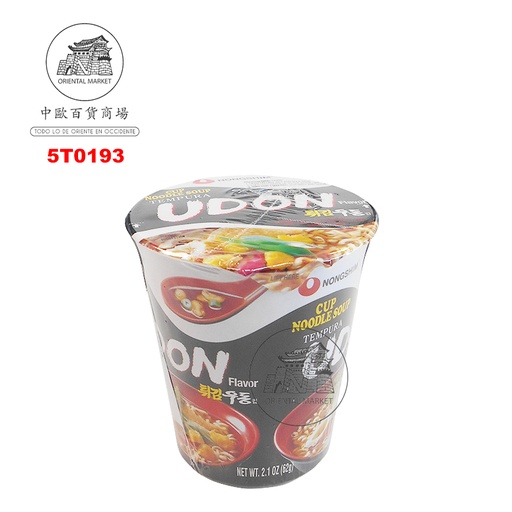 [5T0193] UDON CUP ORIGINAL*NONGSHIM*  农心乌冬杯面 62g/12
