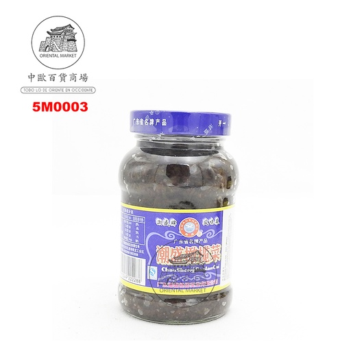 [5M0003] MOSTAZA ESCURTIDAD CON OLIVAS *CHAOSHENG* 潮盛牌橄榄菜 450g/24