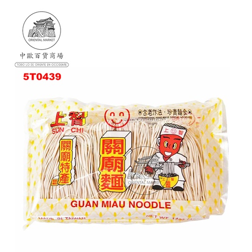 [5T0439] TALLARINES GUANMIAU(彩色袋) 上智关庙面 400g/20