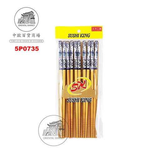 [5P0735] PALILLO *SUSHI KING* 御膳著蓝白纹 5u/200