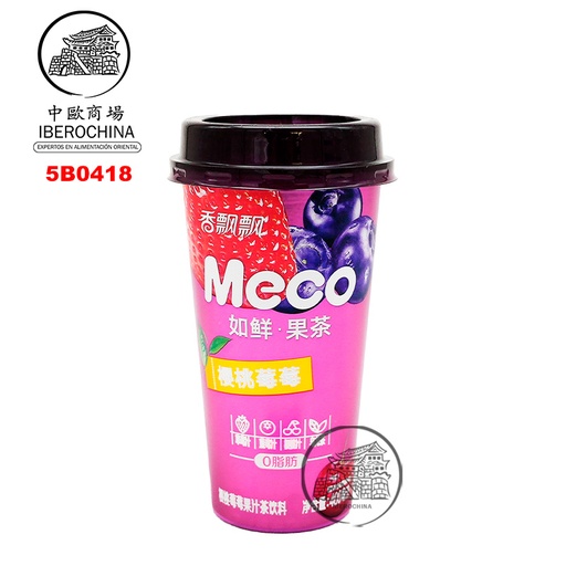 [501691/5B0418] BEBIDA CEREZA *MECO* 香飘飘樱桃莓莓 400ml/15