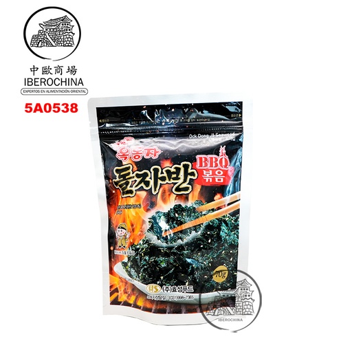 [5A0538] SNACK ALGA COPO BBQ *OCK-DONG-JA* 玉童子烧烤味海苔碎 70g/20