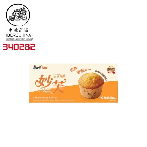 [340282] TARTA DE NATA *MR KONG* 康师傅奶油味妙芙蛋糕 96g/24