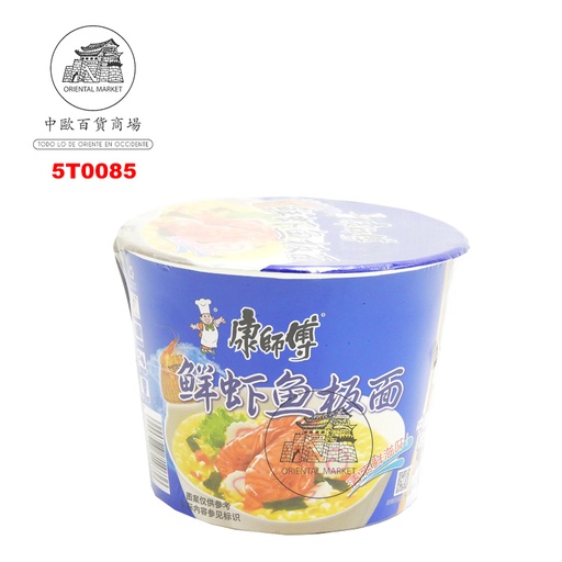 [5T0085] FIDEOS BOWL DE MARISCO *MASTER KONG* 康师傅鲜虾鱼板碗面 101g/12