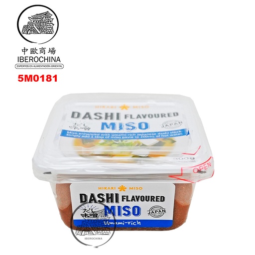 [5M0181] MISO CON DASHI *HIKARI* 日本DASHI味噌 300g/8