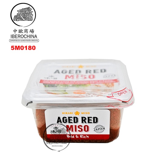 [5M0180] MISO ROJO *HIKARI MISO* 信州红味噌 300g/8