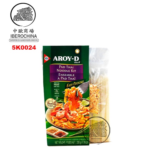 [5K0024] KIT FIDEO PAD THAI*AROY-D 泰國粿條料包 220G/6