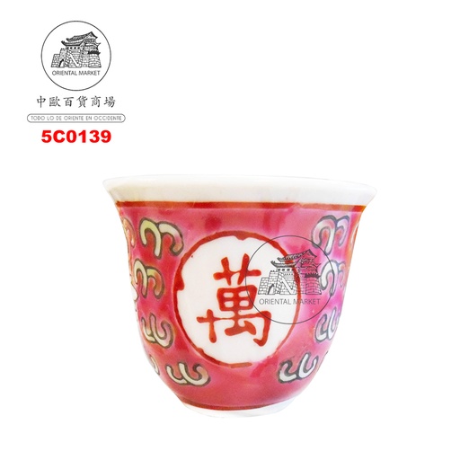 [5C0139] COPA CHUPITO *ROJO* 红色小酒杯 10/120