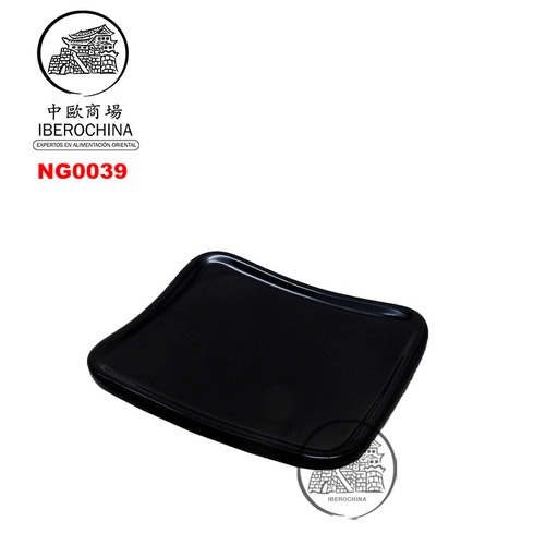 [NG0039] PLATO SUSHI RECTANGULO 塑黑色方型壽司盤 /192