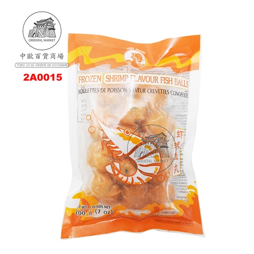 [2A0015] ALBONDIGA GAMBA *COCK* 鸡标冻虾丸 200g/50