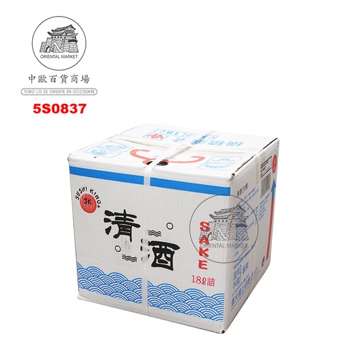 [5S0837] SAKE JAPONES (14,5%) *SK* 寿司王牌清酒 18L