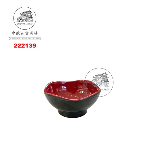 [222139] CUENCO LOTUS PLASTICO *9113* 塑雙色蓮花碗 9cm/384