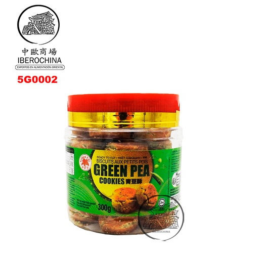 [502095/5G0002] GALLETA JUDIA VERDE *GL* 金百合青豆酥 300g/24