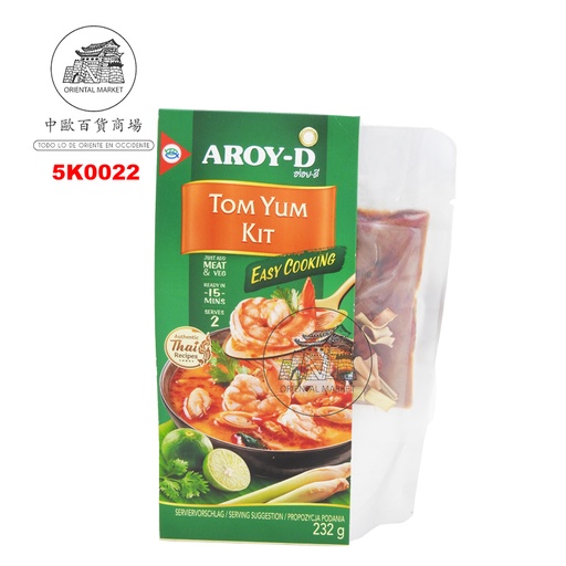 [501411/5K0022] KIT TOM YUM *AROY-D* 冬阴功汤料包 232g/6