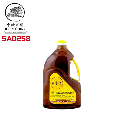 [501337/5A0258] ACEITE SESAMO *JIAJIASHAN* 家家香芝麻油 2L/6
