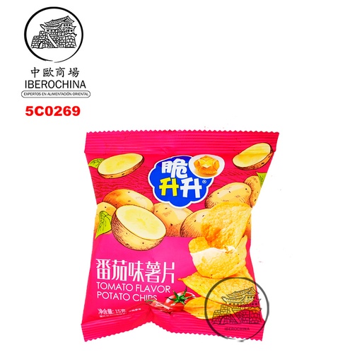 [5C0269] PATATA SABOR TOMATE *CSS* 脆升升番茄味薯片 15g/100