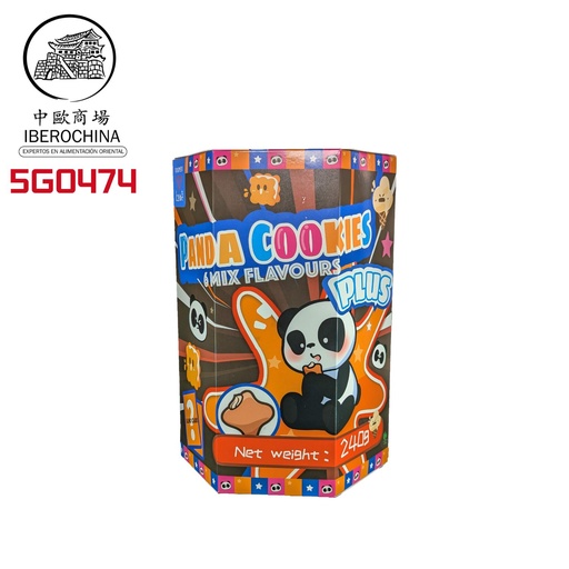 [502105/5G0474] GALLETA PANDA MIX 熊猫混合饼干 40g/6/6