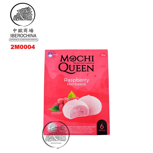 [200351/2M0004] MOCHI DELUX FRAMBUESA CONGELADO *MOCHI QUEEN* 雪后臻选冻覆盆子麻糬 210g/6u/10