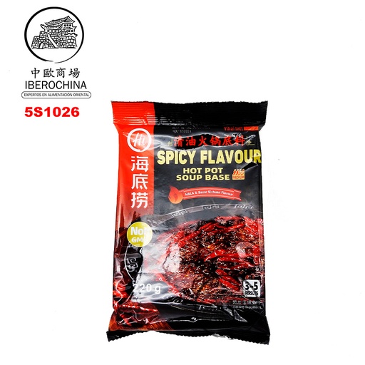 [5S1026] SOPA BASE PICANTE HOT-POT *HAIDILAO* 海底捞辣汤底 220g/34