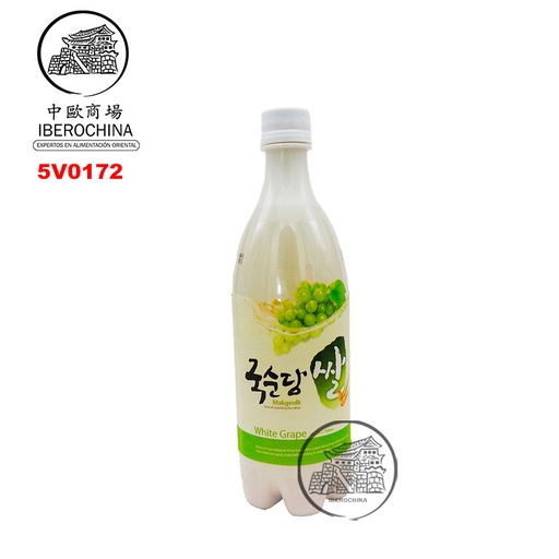 [5V0172] VINO DE ARROZ MAKGEOLLI UVABLANCA (3%) *KSD*韓國精釀米酒葡萄味 750ml/20