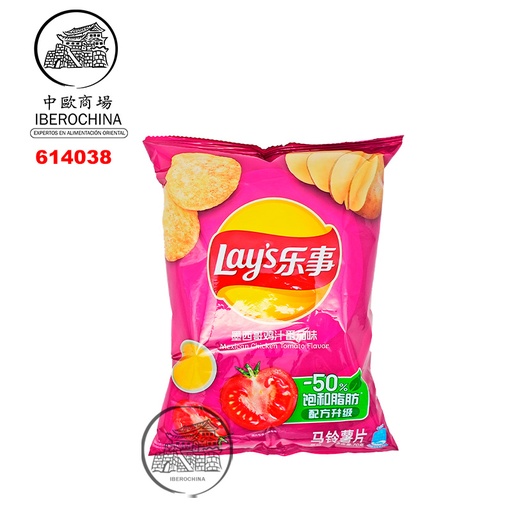[502966/614039] CHIPS PATATA SABOR POLLO MEXICANO *LAYS* 乐事薯片墨西哥鸡汁番茄味 70g/22