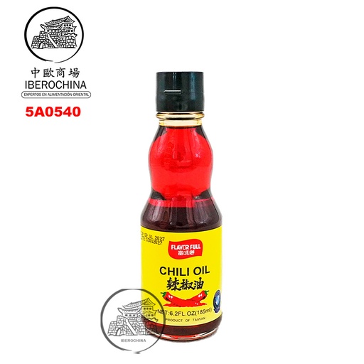 [5A0540] ACEITE PICANTE *FOREWAY* 富味乡辣椒油 185ml/12