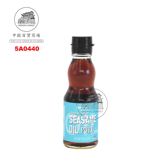 [5A0440] ACEITE SESAMO *FOREWAY* 富味乡日式芝麻油 185ml/12