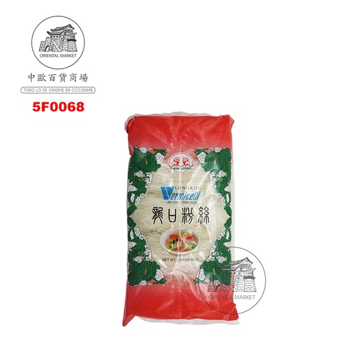 [5F0068] FIDEO SOJA VERMICELLI *TWIN LION* 双狮牌绿豆粉丝球 250g/40